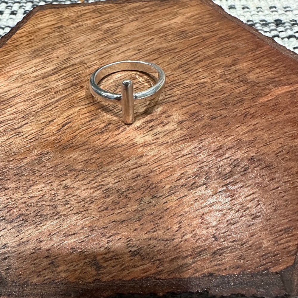 Silver Bar Ring
